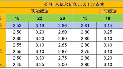 布城vs诺丁汉赔率深度解析：英超劲旅能否客场延续不败神话？